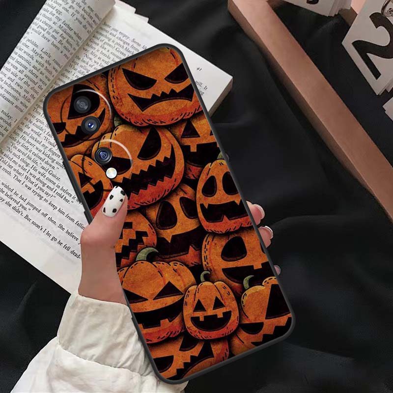 Halloween Pumpkin Ghost Mummy Case For Honor 90 Lite Magic 5 Pro 70 50 10 Honor X8 X7 X9 X9a X8a X7a X6a 9X 8X Back Cover