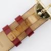 Louis Vuitton Ceinture Belt M6980 Pomdamul Red Monogram Vernis Women Used