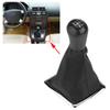 6 Speed Gear Stick Shift Knob   Gaiter Boot Cover for Ford Focus MK2 2004 2008