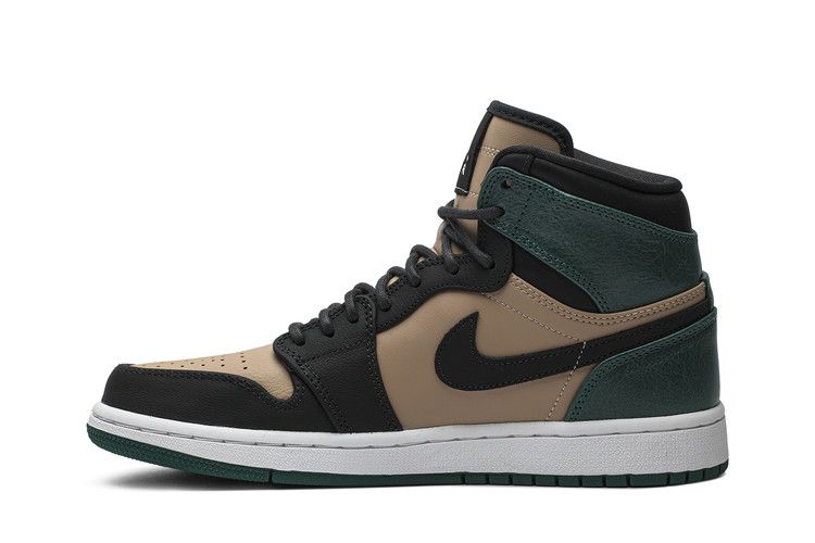 Women's Sneakers Jordan 1 Retro High Bio Beige Anthracite Mystic Green (Women's)