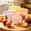 High Temperature Resistance Silicone Fresh-keeping Bag Upright Freezer Bags  Freezer Microwave Safe