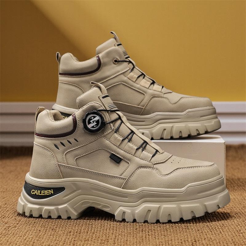 New Fashion New Men's Fashion Casual High Top Sports Shoes Students  Comfortable Sneakers Boys Male Classic Breathable Martin