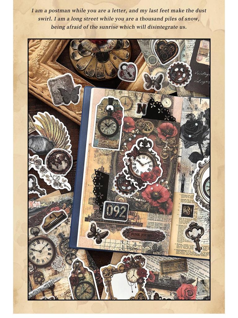 Infeel.Me Time Collection: Journal DIY Decorative Paper Pack - 4 Styles