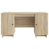 Desk in Sonoma Oak Particleboard 142.5 x 50 x 75 cm