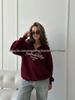 European & American Retro Print Oversize Zipper Hoodie for Autumn & Winter