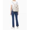 Calvin Klein Women Satin Nylon Flap Backpack 4k3214g Rmu