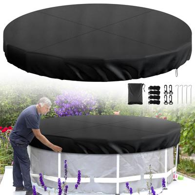 Swimming Pool Cover Round Outdoor Dustproof For Above Ground Pools Hot Tub Cover Heavy Duty Protector Pool Accessories