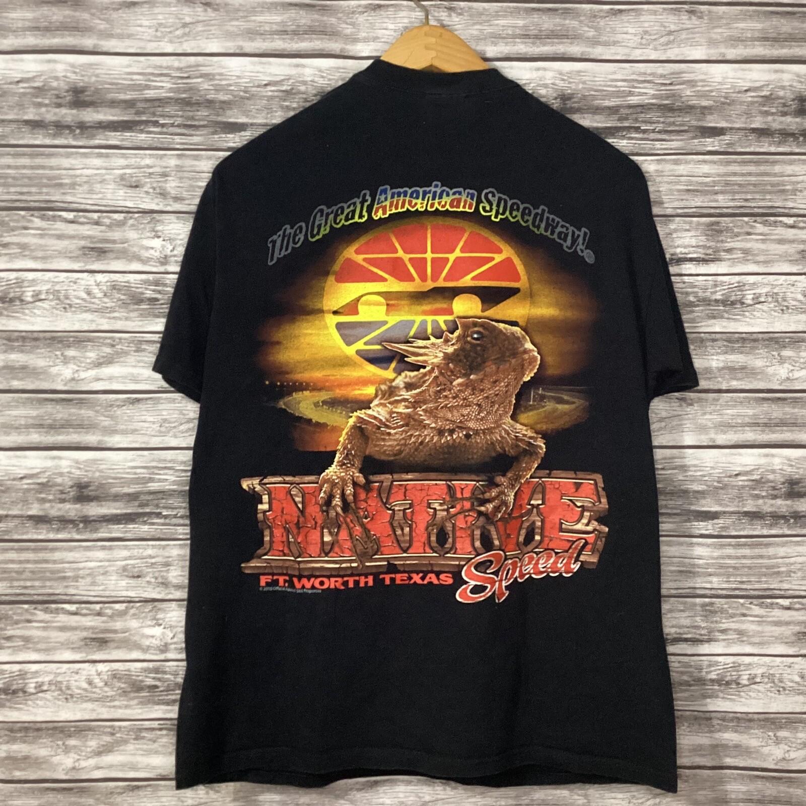 Texas Motor Speedway Shirt Mens Large Black Chase Authentics Graphic Tee Y2K Unisex T-Shirt XXXL