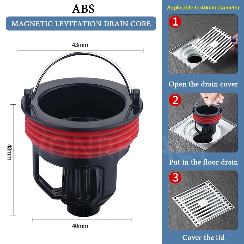 Bathroom brass magnetic levitation anti-odor drain inner core universal bathroom Fast Drainage sewer anti-odor core bug cover