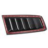 1 Pair Glossy Black Car Front Bonnet Vent Hood Air Flow Intake Decorative Cover