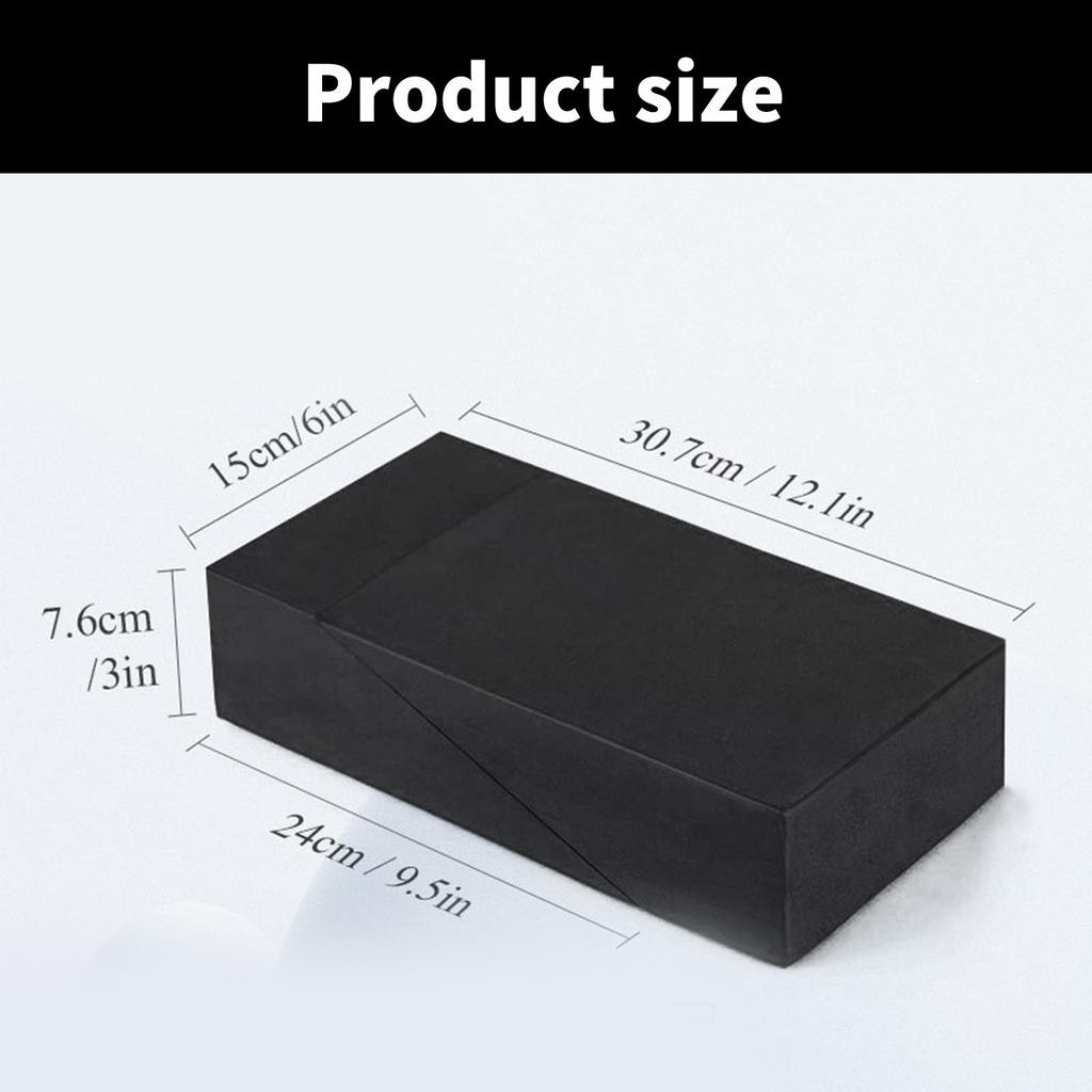 Squat Wedge Block for Heel Elevated Squat Weightlifting Calf Stretcher Slant Board for Squat Improve Mobility Balance