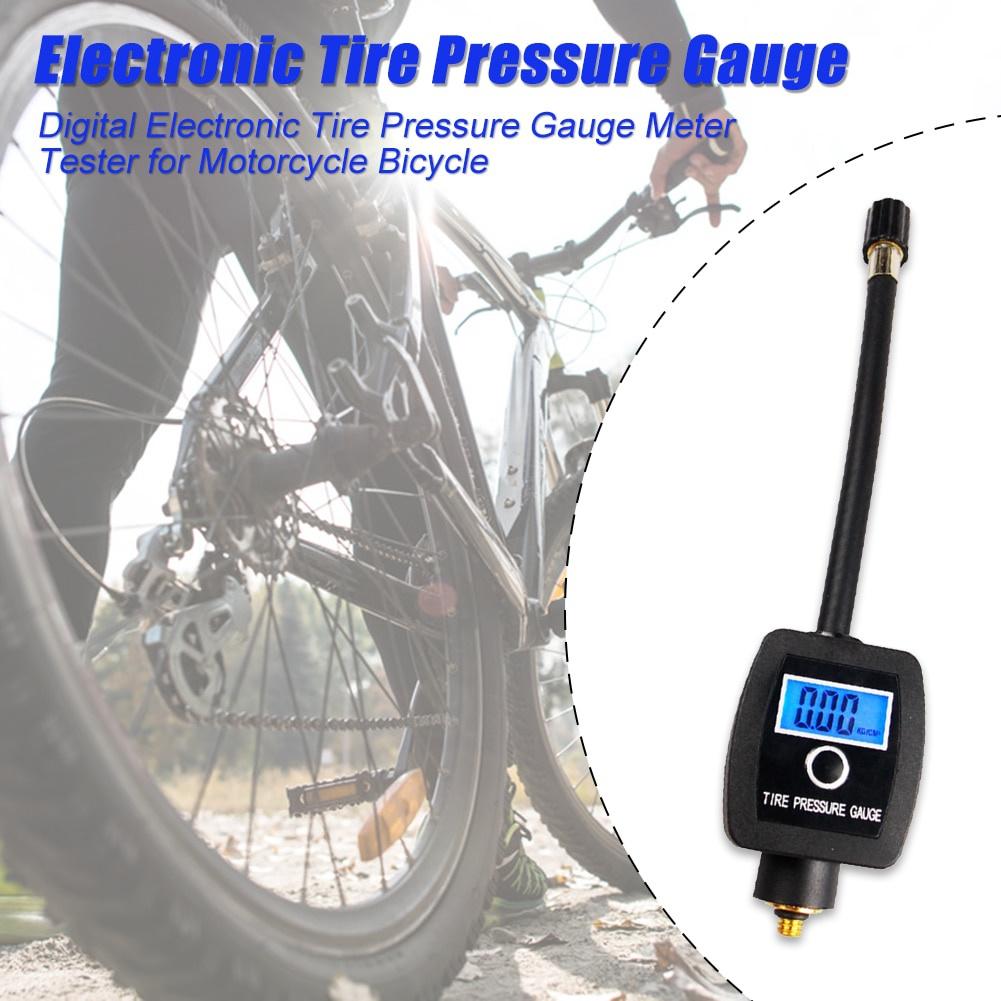 High Precision Mini Digital Electronic Tire Pressure Gauge Meter Tester for Motorcycle Bicycle Tire Diagnostic Repair Tool