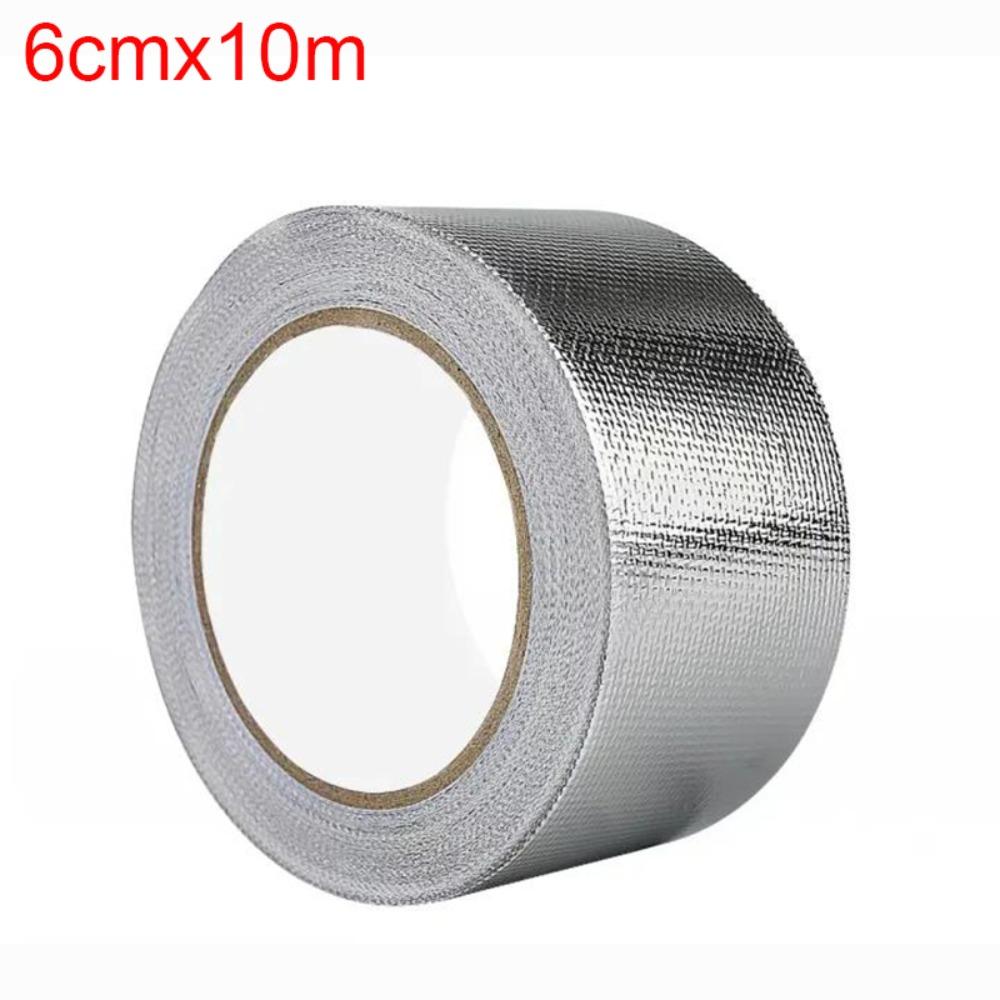 Self-Adhesive Aluminum Foil Tape High Temperature Fireproof Tape New Tin Foil Paper Tape