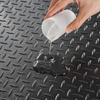 Diamond-Plate Rubber Flooring Roll, 3 mm x 4 ft x 6 ft Garage Floor Mat, SBR Rubber Garage Flooring Roll, Easy to Clean, Diamond Plate Rubber Mat for