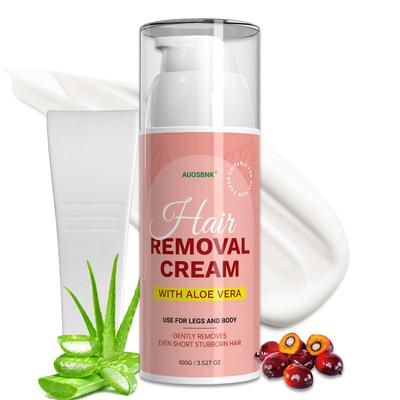 Dámský krém na odstraňování chloupků, Dámská alternativa k holicímu krému, Depilační krém se škrabkou, Aloe Vera, Bezbolestný-100G