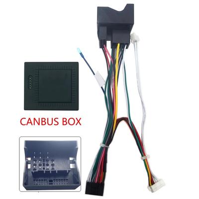 Auto Stereo Audio 16PIN Android Power Bedrading Harness Kabel Adapter Met Canbus Box Voor Ford Mondeo /Focus 07-11/C-MAX