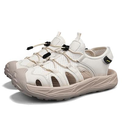Summer Hollow Out Closed Toe Non-slip Sandals Soft Bottom SandalsMen Lightweight Thick-soled Garden Shoes