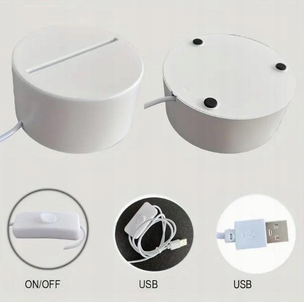 A small gift for Valentine's Day 3D lamp with the inscription I love YOU on USB 3 modes