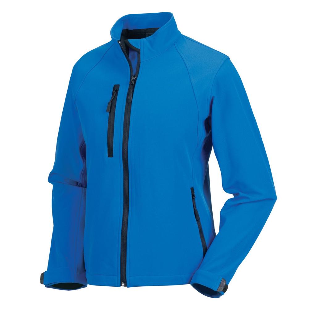 Jerzees Colours Chaqueta Soft Shell resistente al agua y al viento para mujer