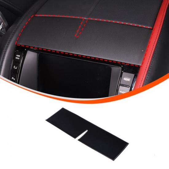 Glossy Piano Black Center Dashboard Trim Sticker For Jaguar F-Type X152 2013-24
