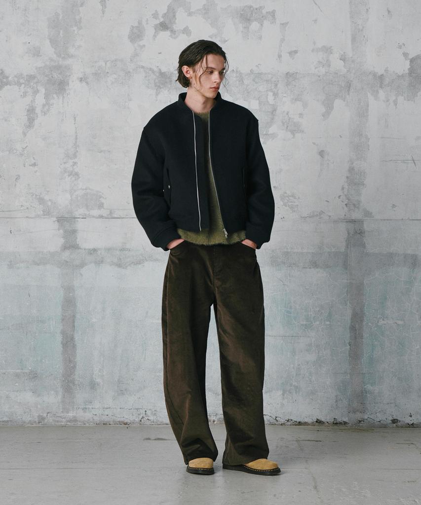 Glw Heavyweight Round Blouson Black