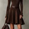 Women' Fashionable ,colored Flared,sleeve Long,sleeved Top
