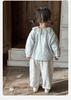 Korean-Style Spring Jacket & Pant Set for Girls (1-3 Years)
