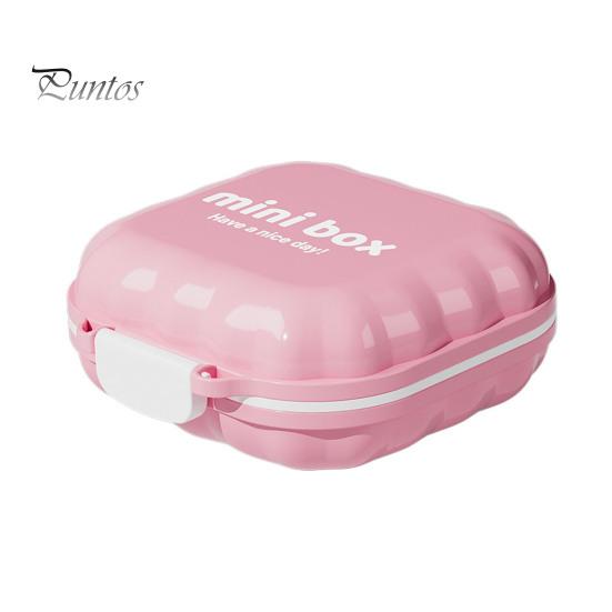Travel Medication Box Portable Pill Box, with 7 Compartments, Moisture-Proof Dust-Proof Macaron Medicine Organizer, for Daily Use And Elderly Colorful