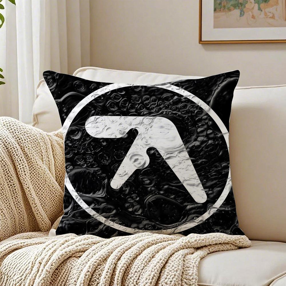 musician experimental AAphex TTwin Cushion Cover Pillowcase Antidustmite living Room Sofa Decor Cushion Room
