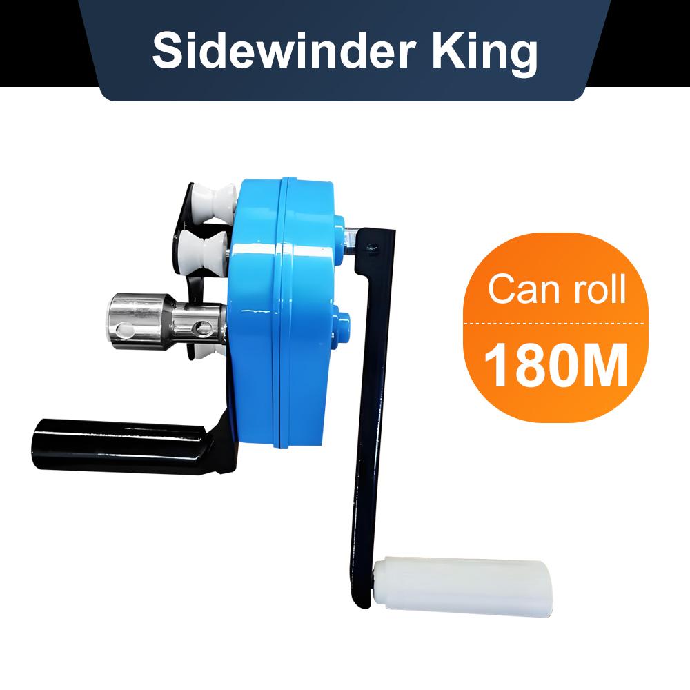 Manual Roll Tool Hand-Cranked Film Winder Film Roller Shutter Side Roll Zipper Top Greenhouse Film Collection Equipment