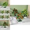 Faux Fruit Tree Decorative Display For Living Room Photography Props Rich Foliage Collection
