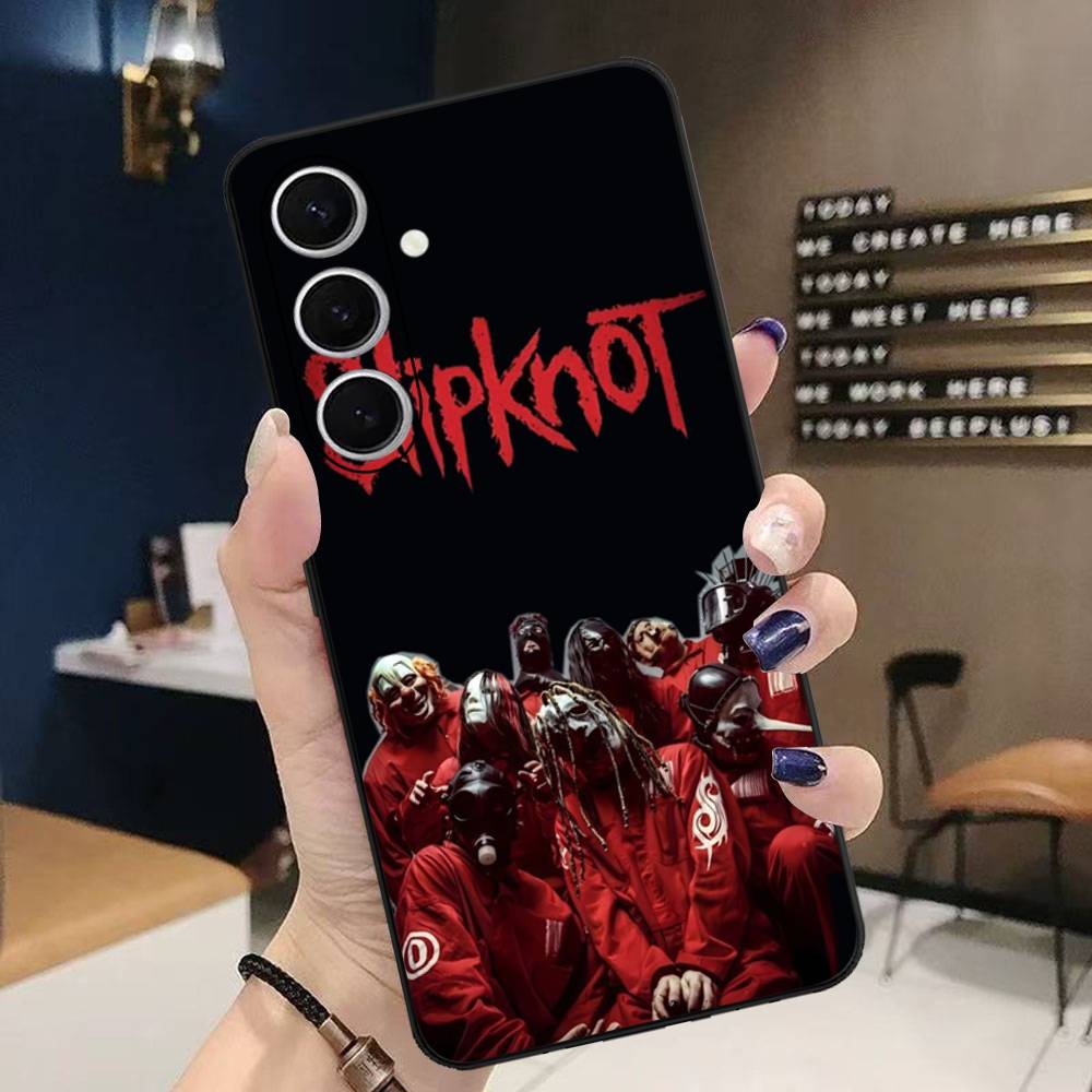 Slipknot Band Phone Case For Samsung S 24 Fe 25 Ultra Plus 20 Lite 21 30 22 23 24 22 Ultra 5G Fundas