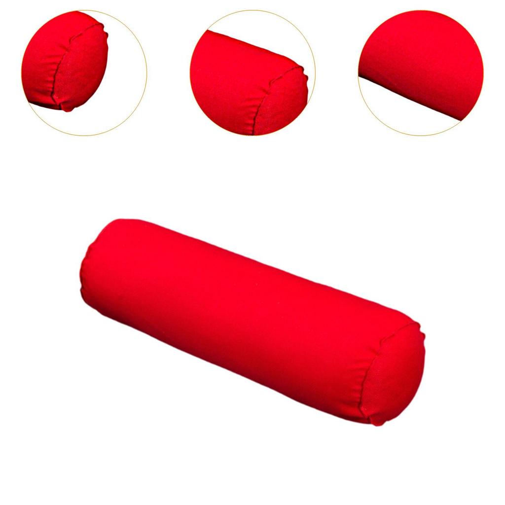 Round Pillow Throw Pillow Removable Cover Neck Support Bolster Cushion Roll Cervical Pillow for Living Room Sofa Bedroom Yoga
