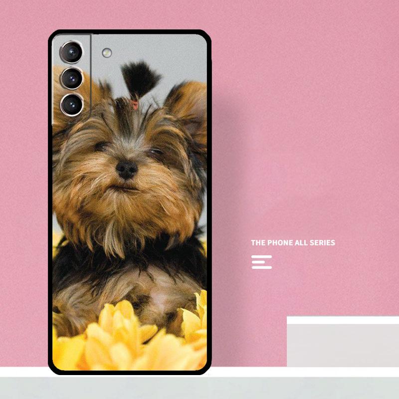Mini Yorkshire Terrier Phone Case For Samsung Galaxy S26 S23 Ultra S20 S21 S22 S24 S25 Plus S10 S25 FE Cover Coque