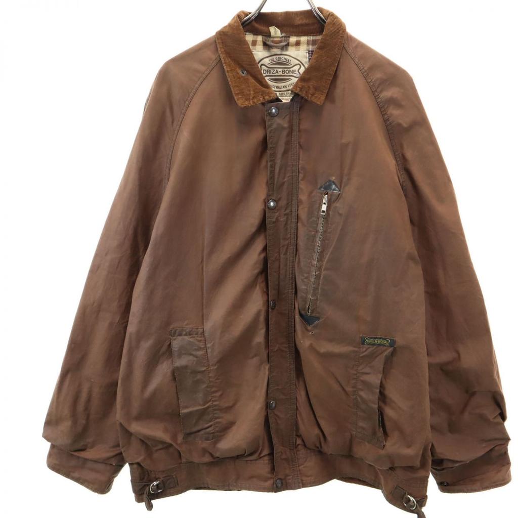 DRIZABONE oiled jacket Jacket XXL Brown Big Size Men's Used