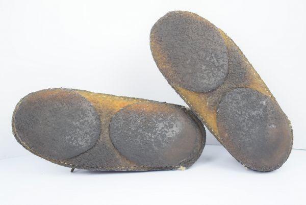 Vintage 80s-90s Yuketen USA Crepe Sole Leather Kilt Moccasin Boots Brown 24.0-25.0(USED)