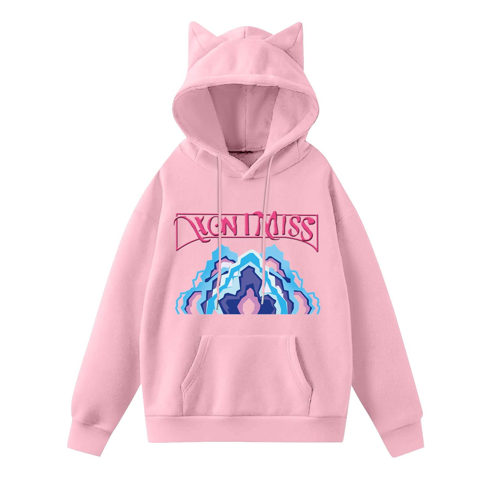 

Женская мода повседневная толстовка с капюшоном с длинным рукавом и круглым вырезом с карманами L