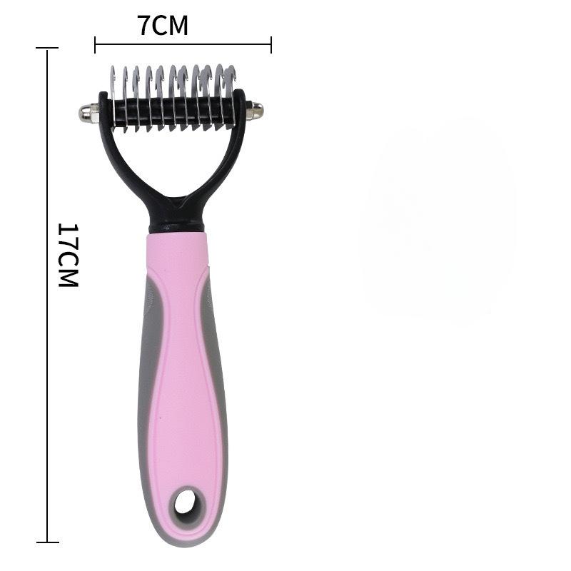 Pet Comb, Double Sided Knot Comb, Stainless Steel, Cleaning, Beauty Comb, Cat and Dog Pet Supplies, Comb
