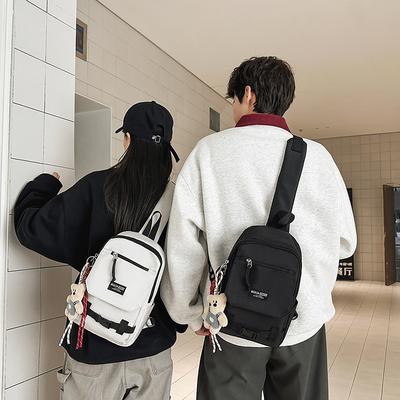Büyük Kapasiteli Çift Göğüs Çantası Açık Hava Sporları Bel Çantası Tek Omuz Çapraz Çanta