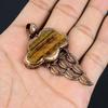 Tiger's Eye Electroformed Pendant, Handmade Gemstone Pendant Jewelry, Gifts For Wife Brand New Pendant