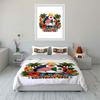 Flags, football, palm trees. Bedding sets Duvet cover sets Duvet covers Pillowcases(1 * Duvet Cover 2 * Pillowcases, without duvet insert)