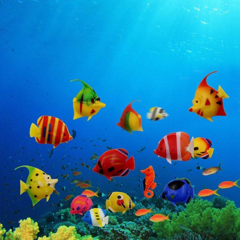 Fish Tank Simulated Fake Fish Goldfish Aquarium Landscaping Floating Simulated Fish Plastic Fish Swimming Fish Tropical Fish