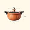 ZISIZ 8L Non-stick Pumpkin-Shaped Micro-Pressure Stew Pot