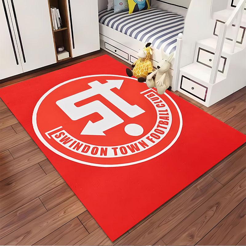 Swindon Town Football Carpet Suitable As a Non-slip Mat for the Living Room or Bedroom Sofa