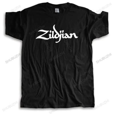 Neue Mode Hochwertiges T-Shirt Herren Rundhals-Tees ZILDJIAN CYMBALS DRUMS Baumwolle Sommer Kurzarm Dropshipping