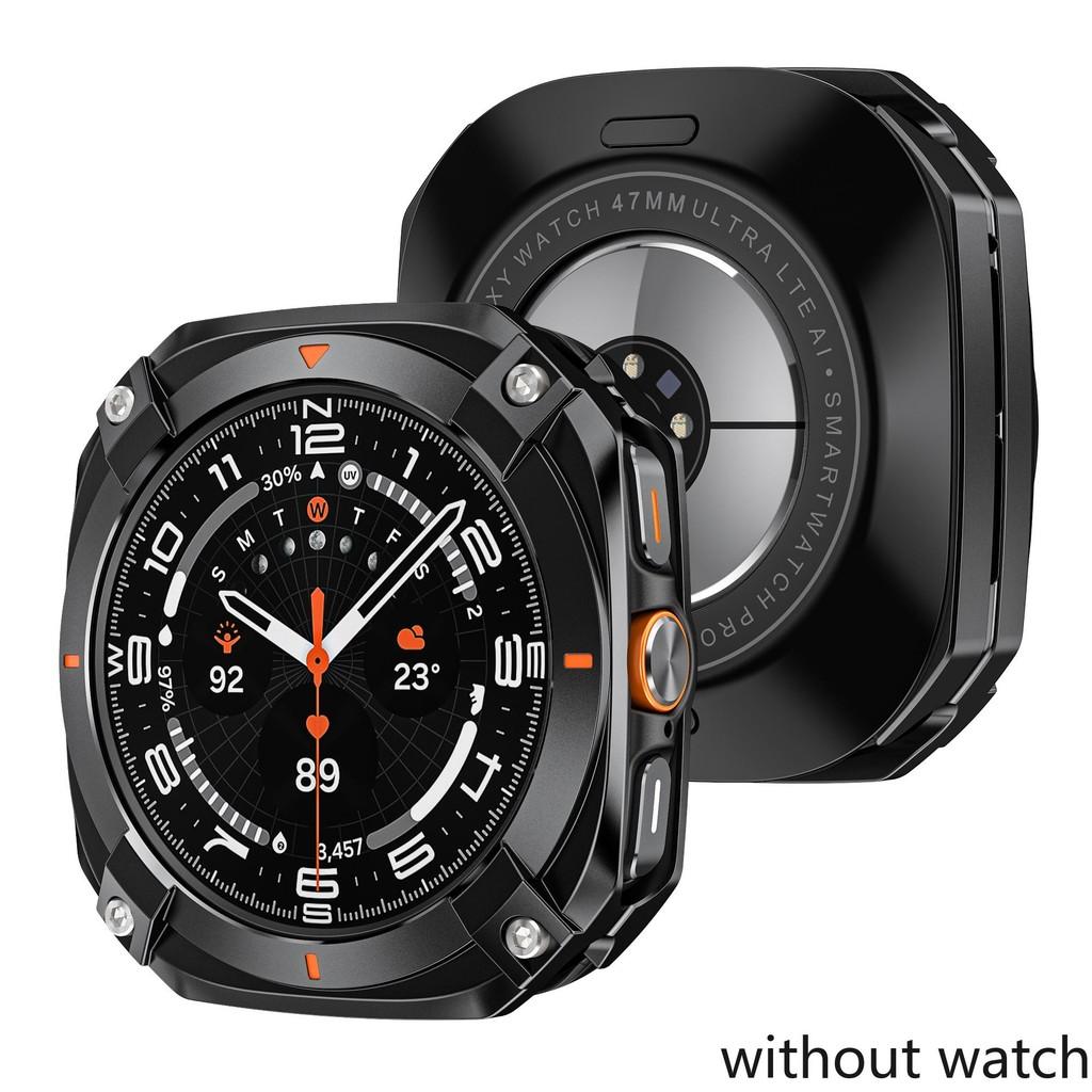 Metalowy Zderzak ze Stopu Aluminium dla Samsung Galaxy Watch Ultra 2026 47mm Pokrowiec Ochronny dla Samsung Galaxy Watch 7Ultra 47mm