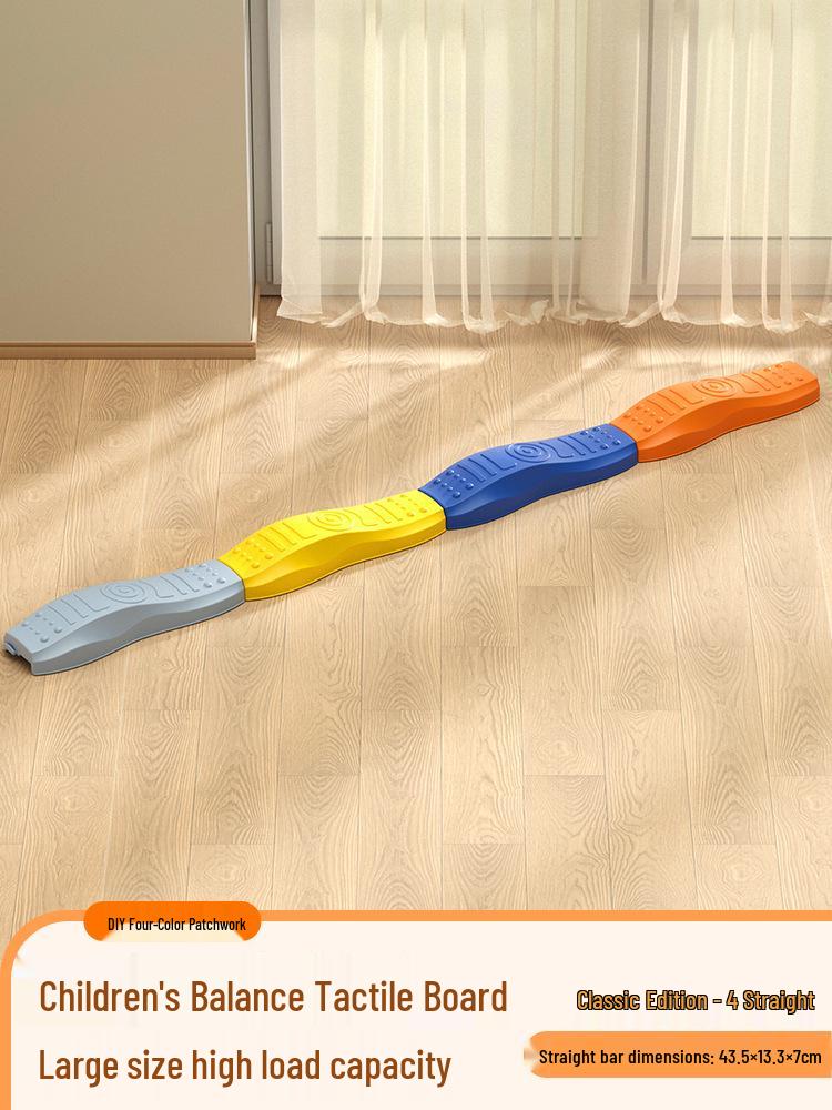 Rainbow Balance Bridge: Sensory Integration Toy for Toddlers