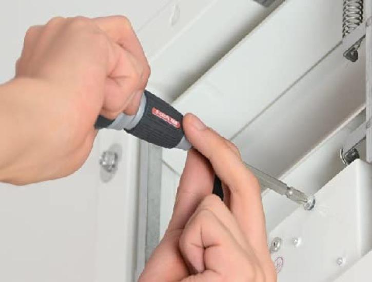 ANEX Quick Ball 72 Ratchet Left or Right and Lock with One Phillips and Electrical Work Driver, No. 397-D, Interchangeable, [Turn Finger], Flathead,