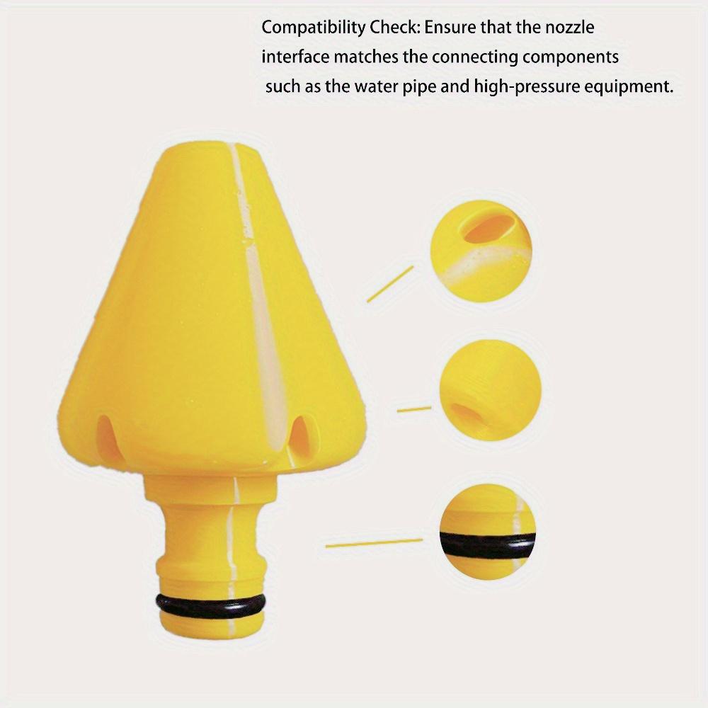 Drainage Ditch Cleaning Nozzle - with Powerful Water Flow for Drain Cleaning, Manual Pipe Cleaner Tool