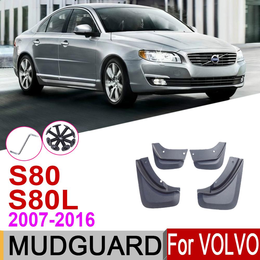 

Автомобильный брызговик для Volvo S80 S80L 2016 ~ 2007 Fender, брызговики, аксессуары для брызговиков 2015 2014 2013 2012 2011 2010 2009 чёрный
